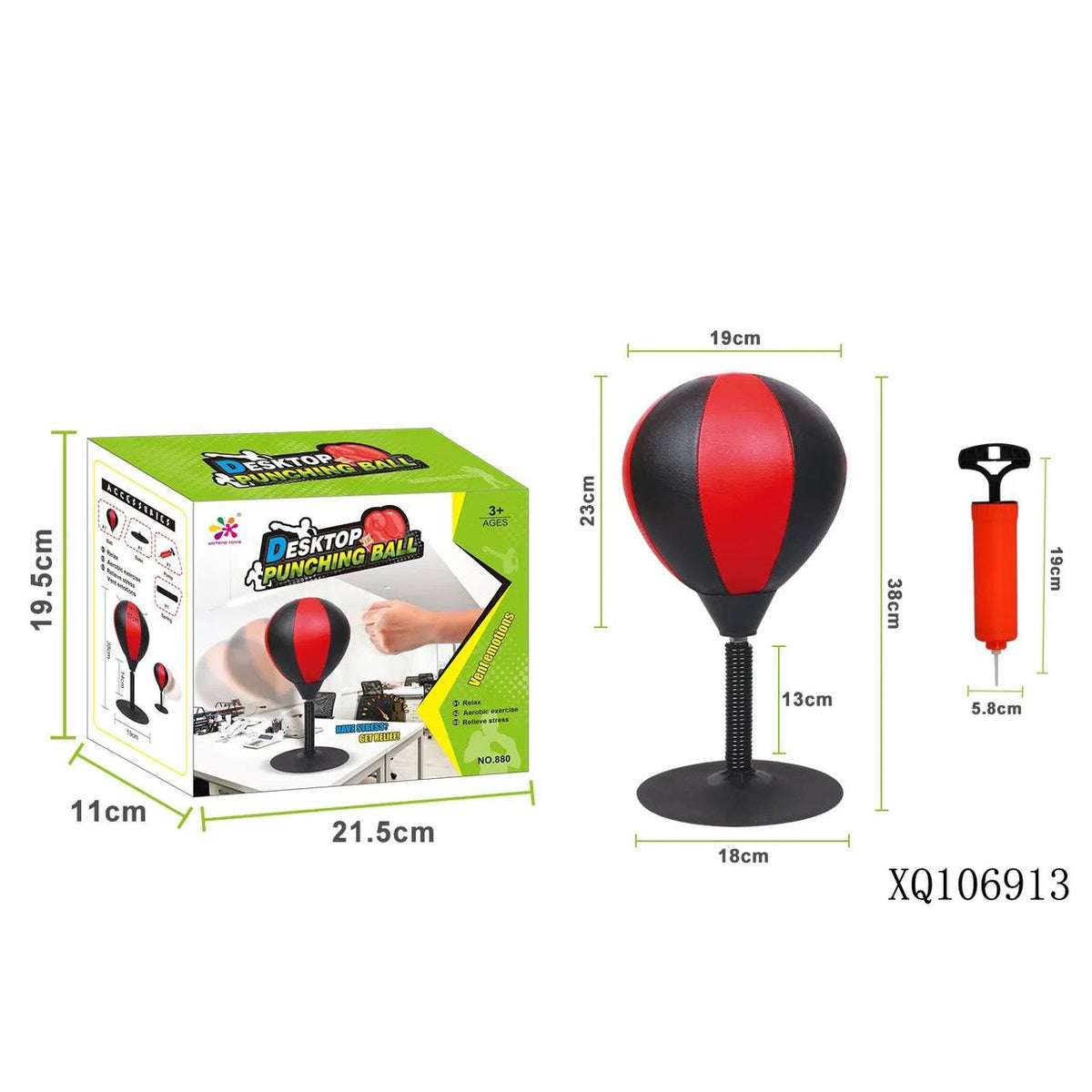 desktop punghing ball