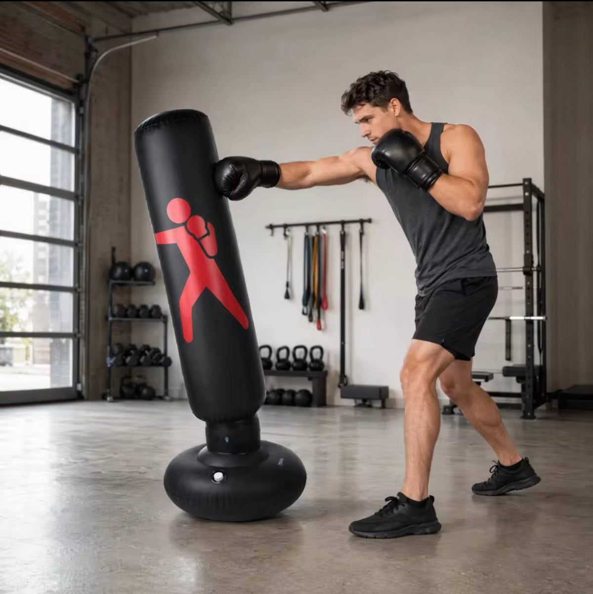 sac de boxe gonflable