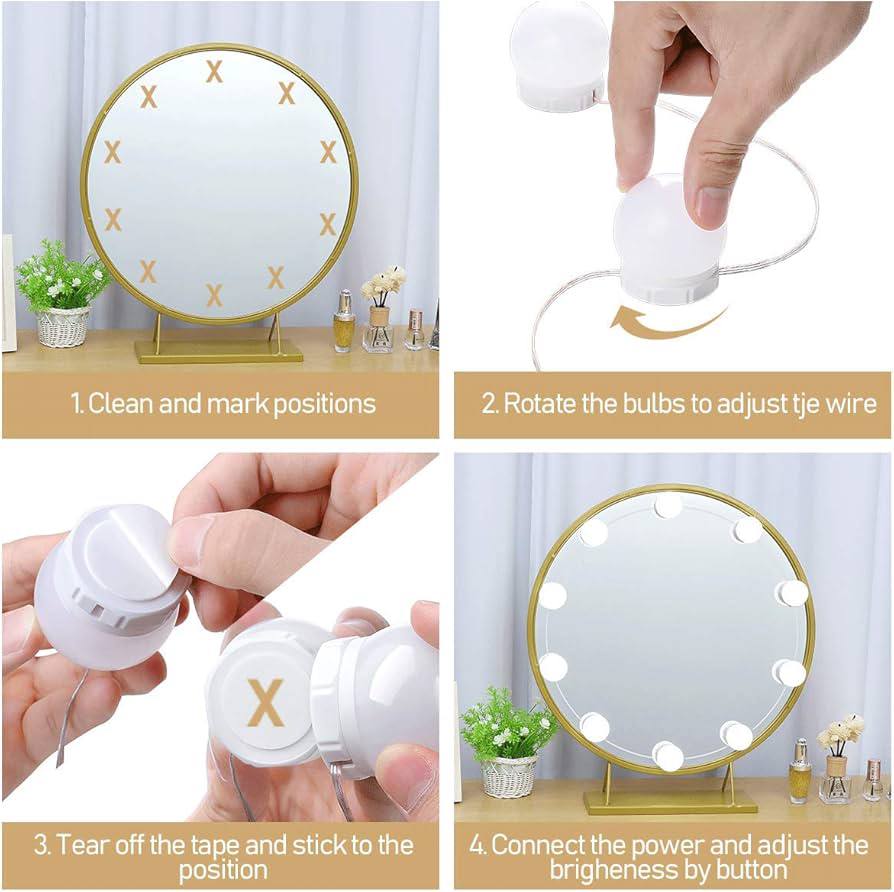 Ampoules LED pour miroir de maquillage